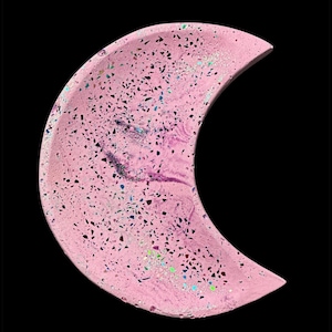 Eco Harz Halbmond Schmuckschale