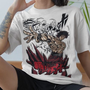 baki T-shirt, baki hanma T-shirt, baki the grappler T-shirt, yujiro hanma T-shirt, yujiro T-shirt, manga T-shirt, anime T-shirt