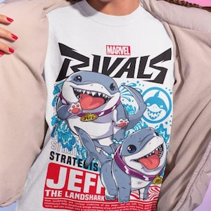 Unisex Jeff the Landshark T-Shirt: Retro Gamer Style