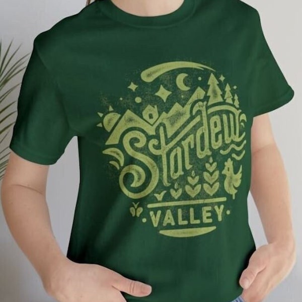 Unisex Stardew Valley Gaming T-Shirt, Pelican Town Indie Shirt