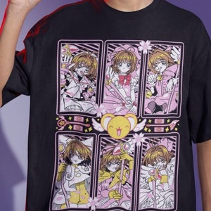 Cardcaptor Sakura T-shirt, Retro Design 90's, Anime Sakura Cardcaptor Sakura T-shirt, Retro Design 90's, Anime Sakura