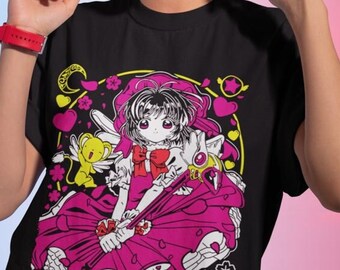 Fairy Kei T-Shirt: Retro 90s Anime Girl, Kawaii Fashion