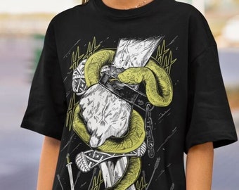 ユニセックス Thorfinn Son of Thors アニメ T シャツ、マンガ バイキング サーガ シャツ