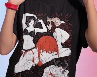 Unisex Waifu Material Anime T-Shirt, Anime Girl Lewd Shirt
