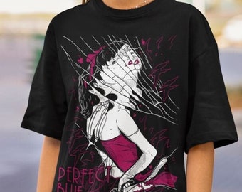PERFECTE BLAUWE Mima Kirigoe shirt, perfecte blauwe hommage tshirt, perfecte blauwe tees, perfecte blauwe Satoshi Kon trui, anime Otaku Merch Gift
