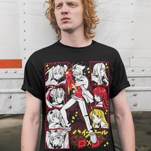 Unisex Rias DxD Anime T-Shirt, Manga Waifu Shirt