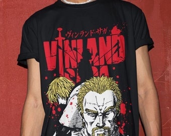 Unisex Thorfinn Son of Thors Anime T-Shirt, Manga Viking Saga Shirt