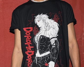 Unisex Dorohedoro Noi Anime T-Shirt, Nikaido Kaiman Manga Shirt