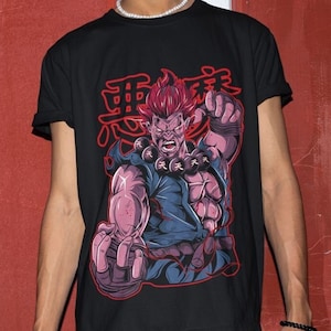 Street Fighter Men's T-shirt Bison Vega Cammy Sagat Akuma Street Fighter Men's T-shirt Bison Vega Cammy Sagat Akuma