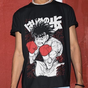 Boxing Anime T-shirt: 90s Manga Graphic Tee