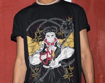 Vintage grafisch T-shirt met anime: uniseks manga-T-shirt