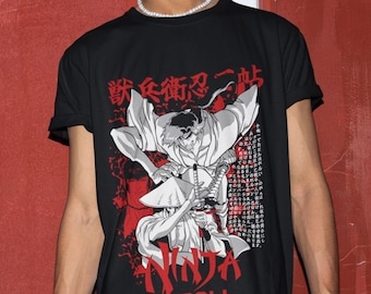 Hot!ninja Scroll Kagero Moon Jubei Anime Manga Tshirt T-shirt Tee