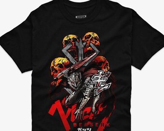 ベルセルク アニメ Tシャツ: 髑髏の騎士 グラフィック Tシャツ - Etsy 日本