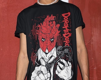 Unisex Dorohedoro Noi Anime T-Shirt, Nikaido Kaiman Manga Shirt