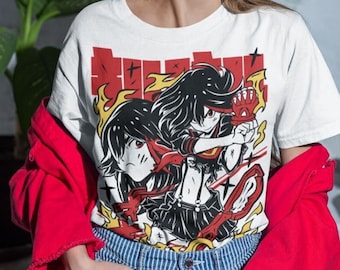 Unisex Kill La Kill Ryuko Matoi Anime T-shirt, Manga Waifu-shirt