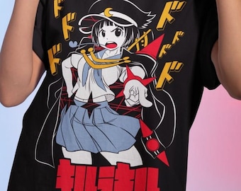 Unisex Kill La Kill Ryuko Matoi Anime T-shirt, Manga Waifu-shirt