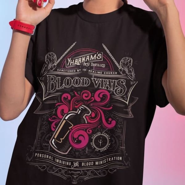 Unisex Bloodborne Gaming T-Shirt, Soulsborne Yharnam Shirt