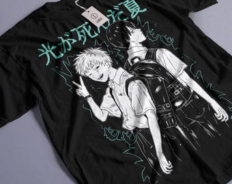 ヴィンテージアニメグラフィックTシャツ：ユニセックスマンガTシャツ