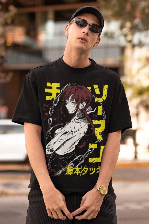 新品天心木島ホラーハウスTシャツ マンガアニメイラストレーター同人 ユニセックスホラーマンガTシャツ：不気味なアニメガール、ゴシック