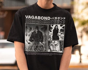 Vagabond Manga T-shirt: Musashi Miyamoto Anime Tee - Etsy