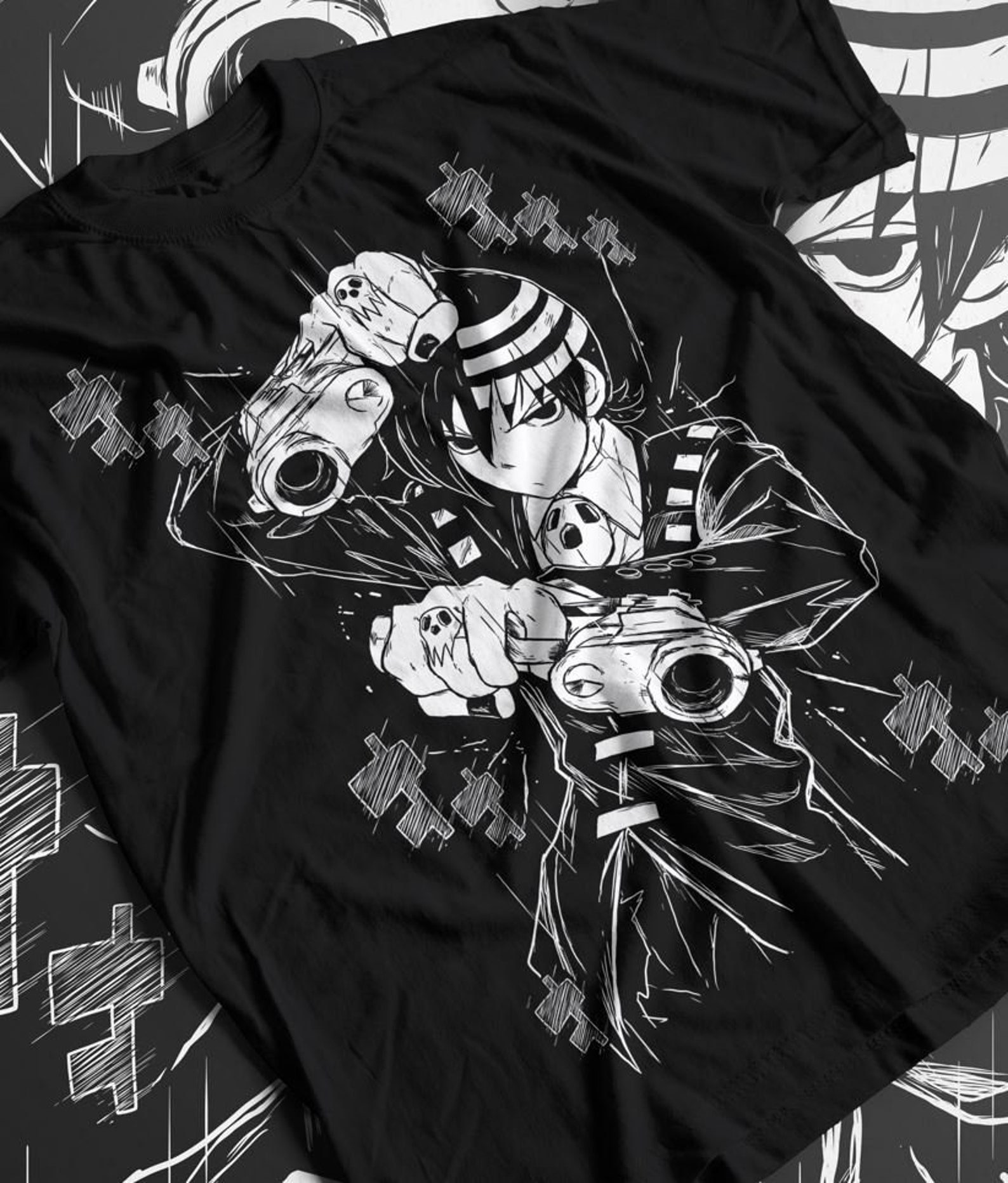 Soul Eater Death the Kid, Soul Eater Maka Albarn Shirt -soul Eater 
