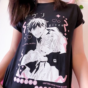 Unisex Given Anime T-shirt: Ritsuka & Mafuyu Graphic Tee