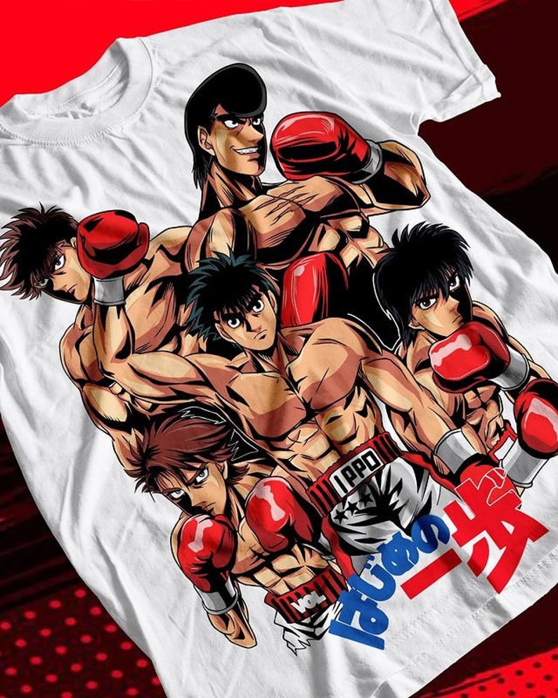 Winner Takes All Poster Tee, hajime no ippo merch, ippo shirts, ippo  hoodie, anime boxing shirt, fighting anime