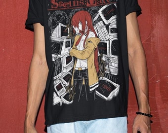 Serial Experiments Lain Tシャツ、SFアニメグラフィックTシャツ（男女