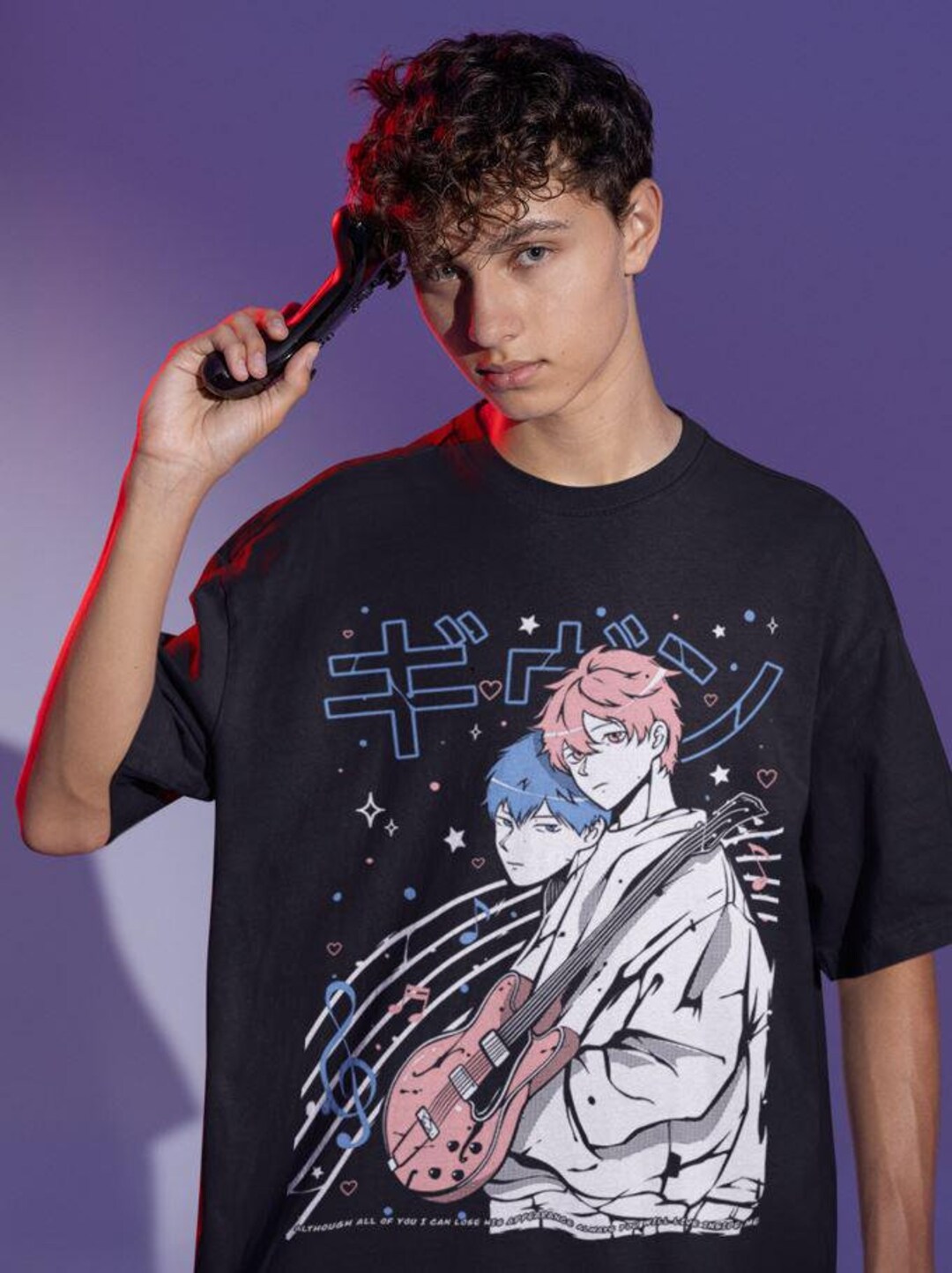 ギヴン アニメ ユニセックス Tシャツ: 佐々木と宮野、上ノ山立夏、佐藤