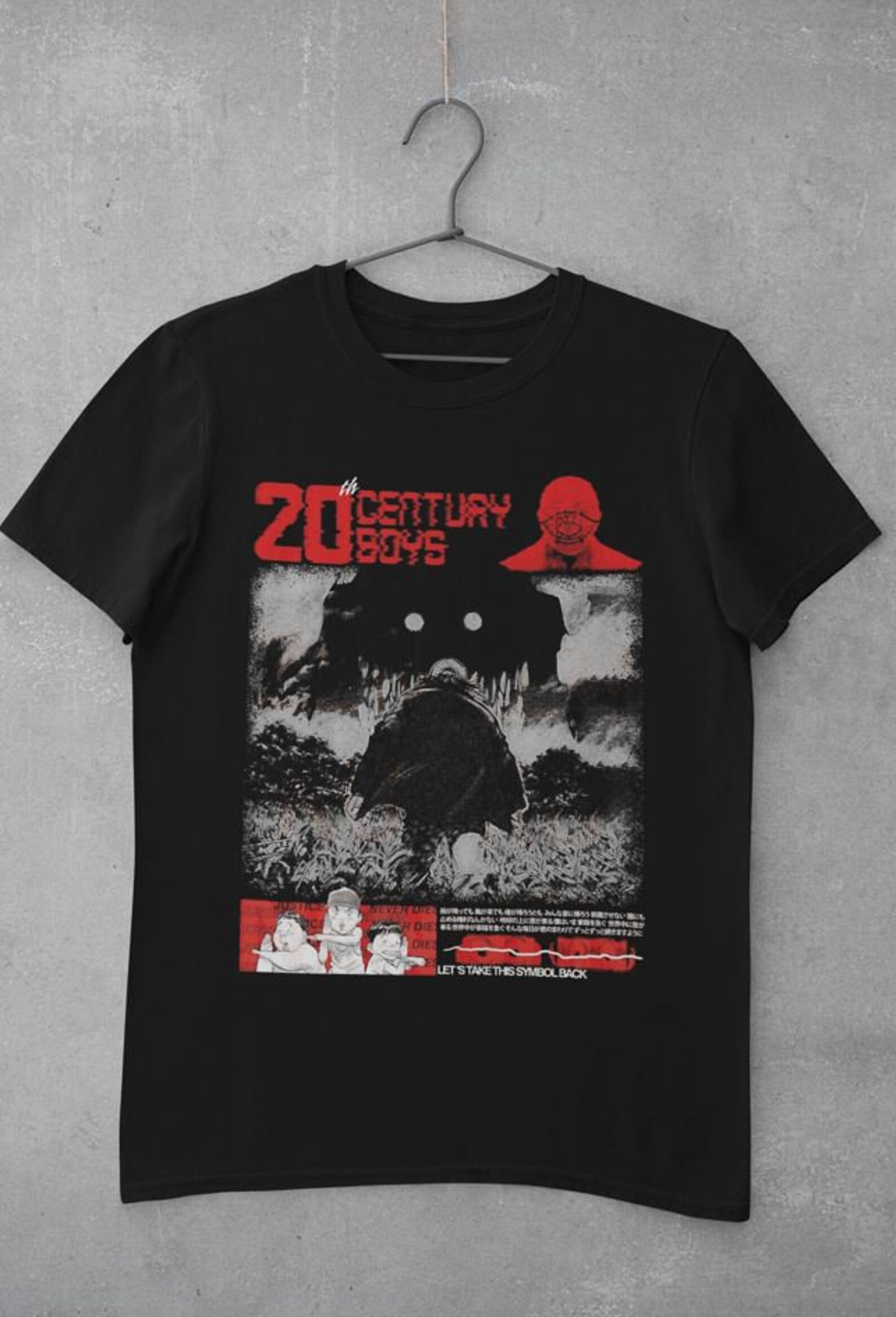 20世紀少年Tシャツ：浦沢直樹マンガアニメTシャツ - Etsy 日本