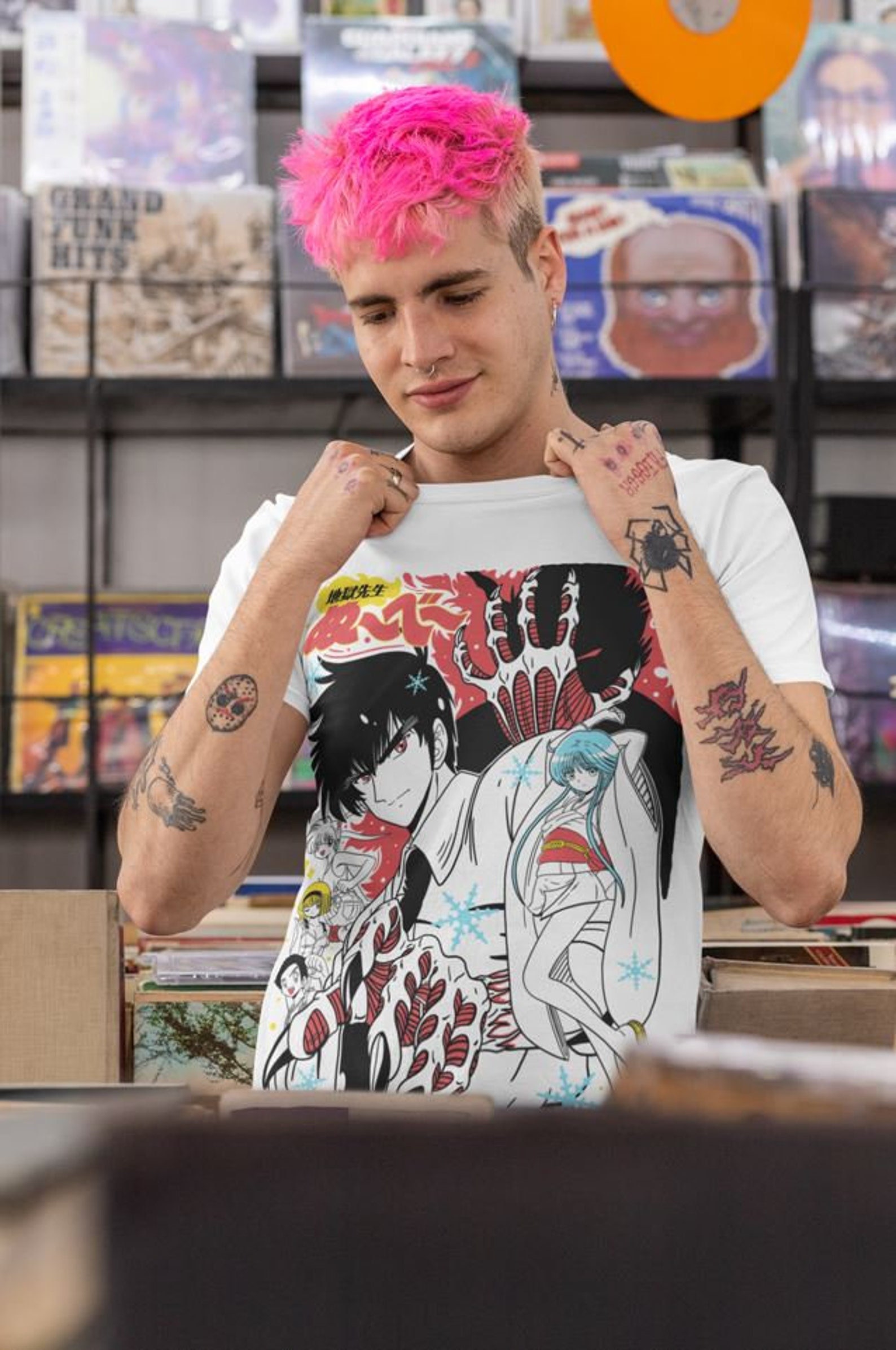 Nube T Shirt Jigoku Sensei Nube Anime Nueno Meisuke Tamamo