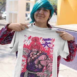 Akuma Chun Li Portrait Super Street Fighter 2 Turbo Premium Unisex T-shirt.