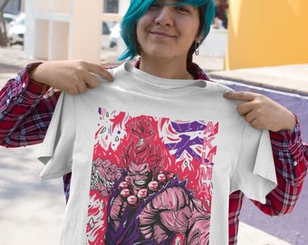 Camiseta con retrato de Akuma Chun Li - Camiseta unisex Super Street Fighter 2 Turbo