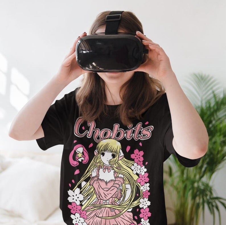 ちょびっツ　ちぃ　アニメTシャツ USA製】Tシャツ ちょびっツ CLAMP ちぃ 漫画 平成 アニメ 古着