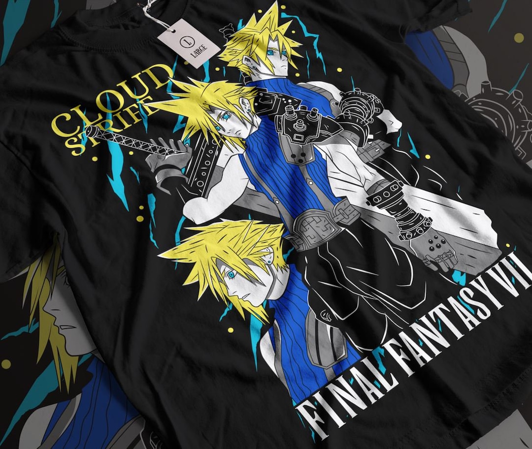 FF7 VII G-bike Portraits Premium Unisex T-shirt (vectorized Design