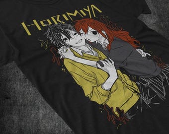 T-shirt unisexe Hori-san à Miyamura-kun Anime japonais kawaii