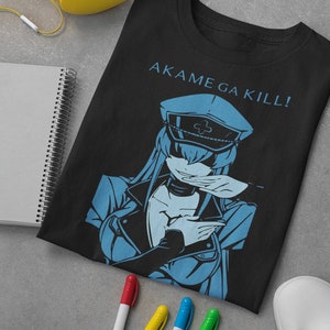 Unisex Akame Ga Kill Esdeath Anime T-Shirt, Manga Waifu Shirt