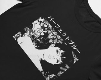 Perfect Blue Mima Kirigoe T-Shirt, Anime Shirt, Manga Shirt, Perfect Blue Shirt, Japan, Japanese, Mima Kirigoe, E-Girl, Goth Anime Girl