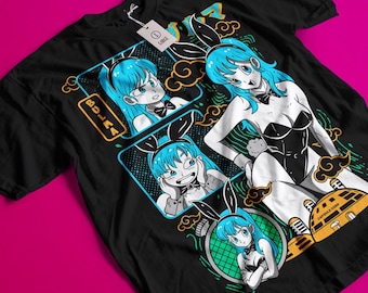 Unisex Waifu Material Anime T-Shirt, Anime Girl Lewd Shirt