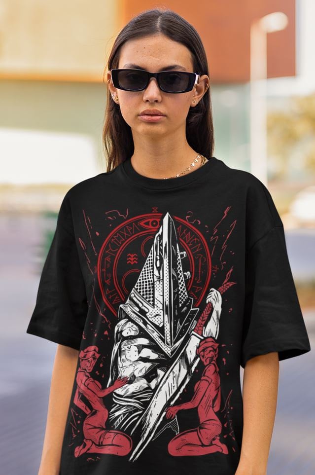 サイレントヒル2 ピラミッドヘッドユニセックスTシャツM/L/2XL Pyramid Head Silent Hill V2 Premium Unisex T-shirt - Etsy