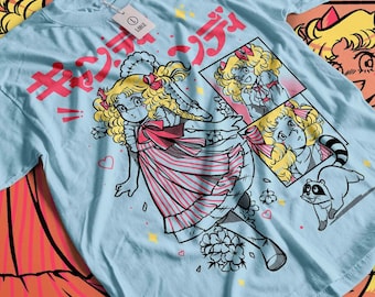 Camiseta de anime de caramelos