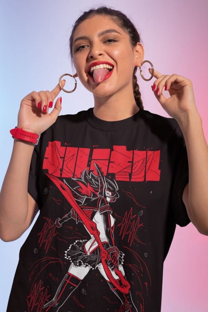 Kill La Kill Ryuko Matoi T-shirt, Men's and Women's Sizes Kill La Kill Ryuko Matoi T-shirt, Men's and Women's Sizes
