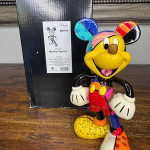 Disney by Britto Mickey Mouse Figurine w/ Box