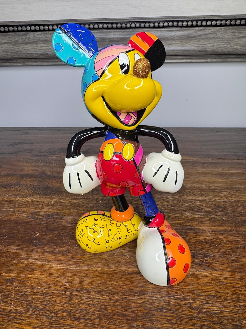 Disney by Britto Mickey Mouse Figurine w/ Box