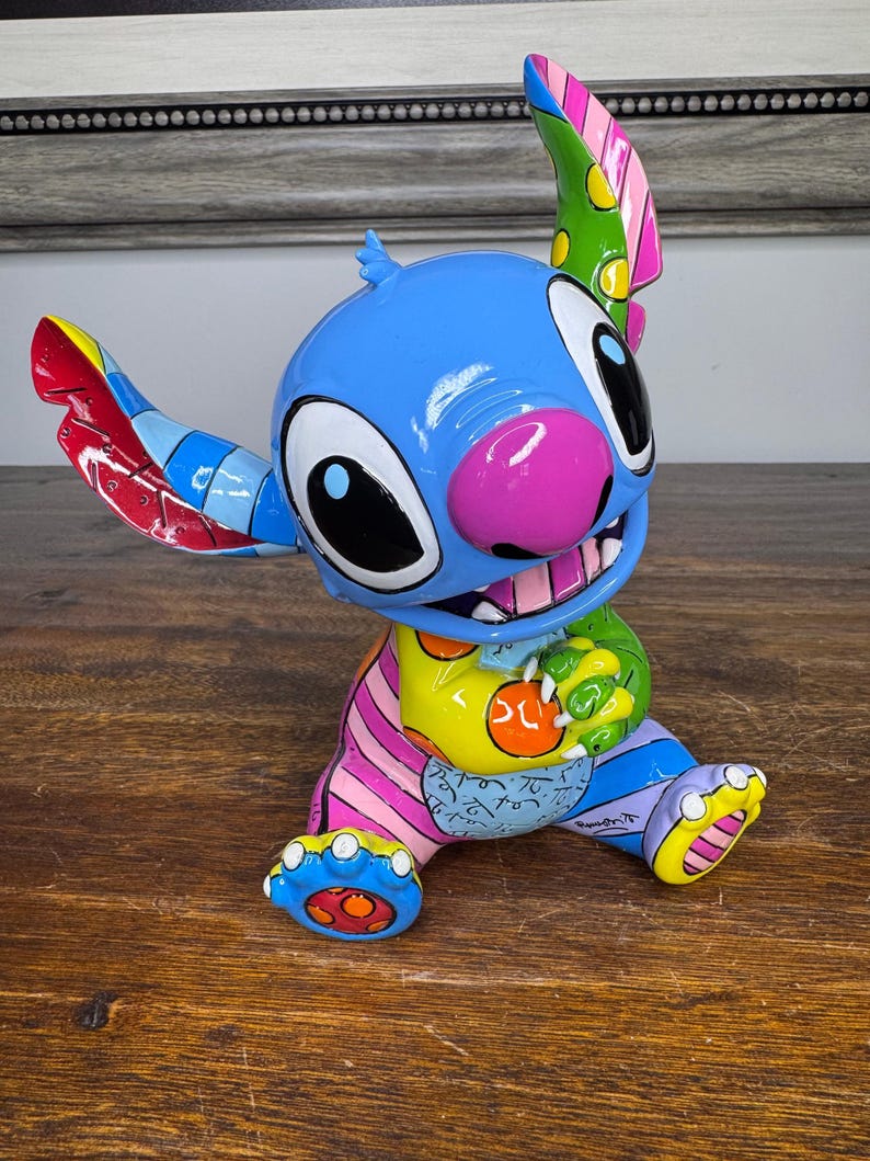 Disney by Britto Stitch Figurine New In Box