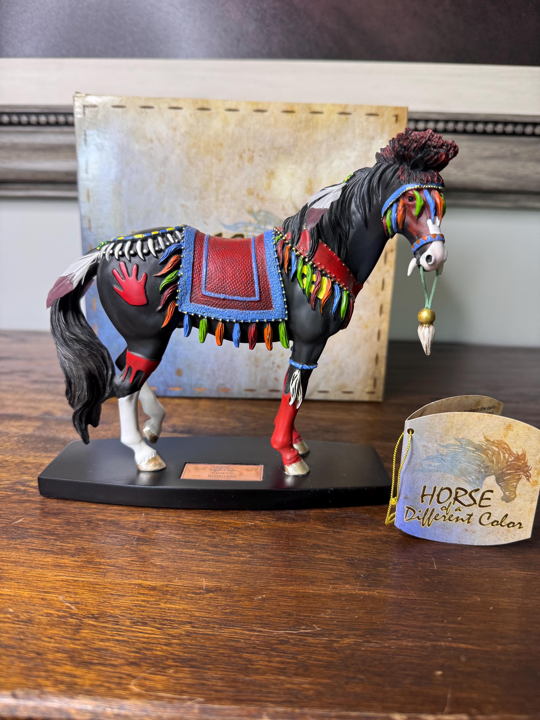 Westland Giftware Horse of a Different Color “ Keokuk” W/ Original