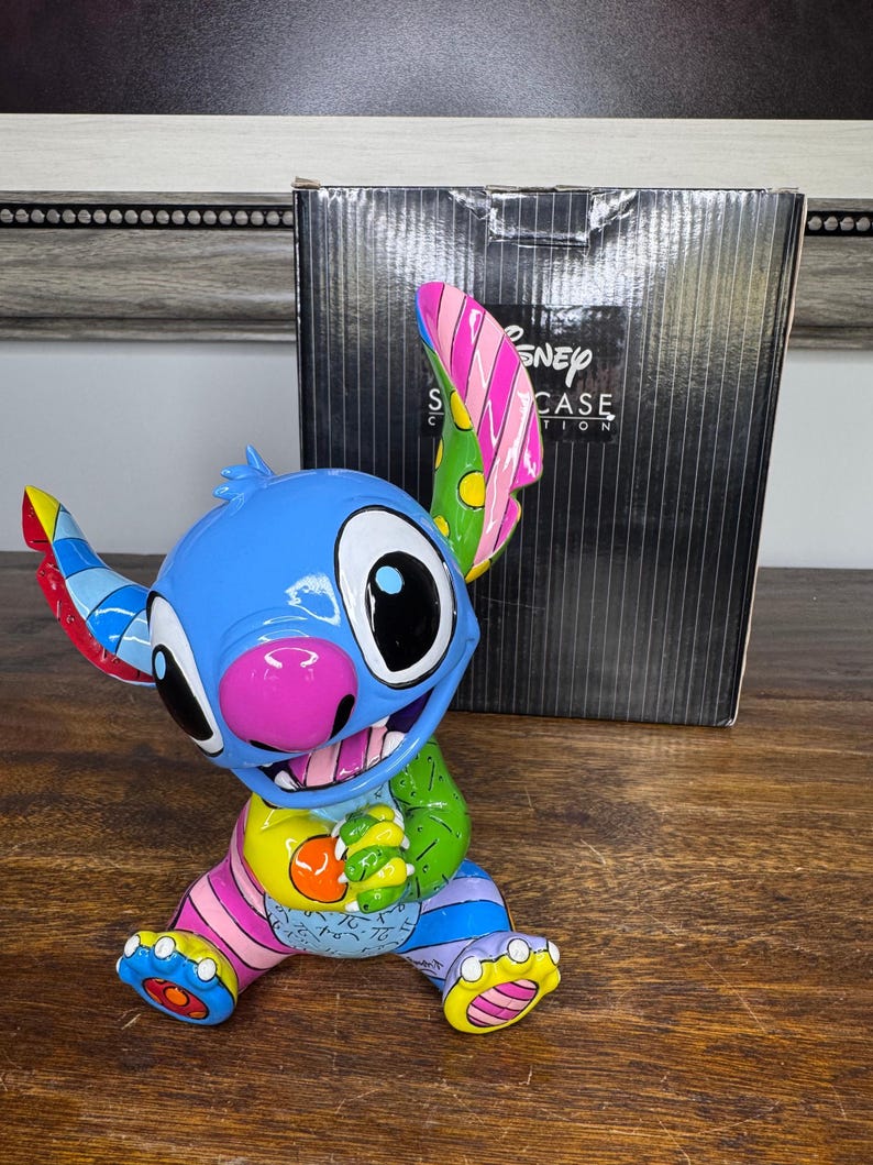 Disney by Britto Stitch Figurine New In Box