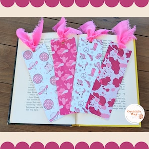 Pink Cowgirl Bookmark Bundle: Western Reader Gift