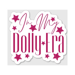 In My Dolly Era Sticker: Elegant Vintage Style