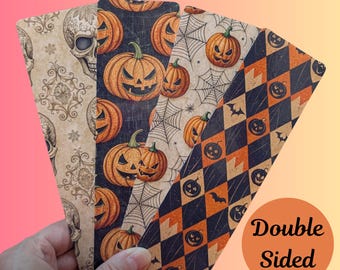 Vintage Halloween Bookmark Bundle, Halloween Bookmark, Spooky Bookmarks, Halloween Reading Accessories, Bookish Gift, Reader Aesthetic
